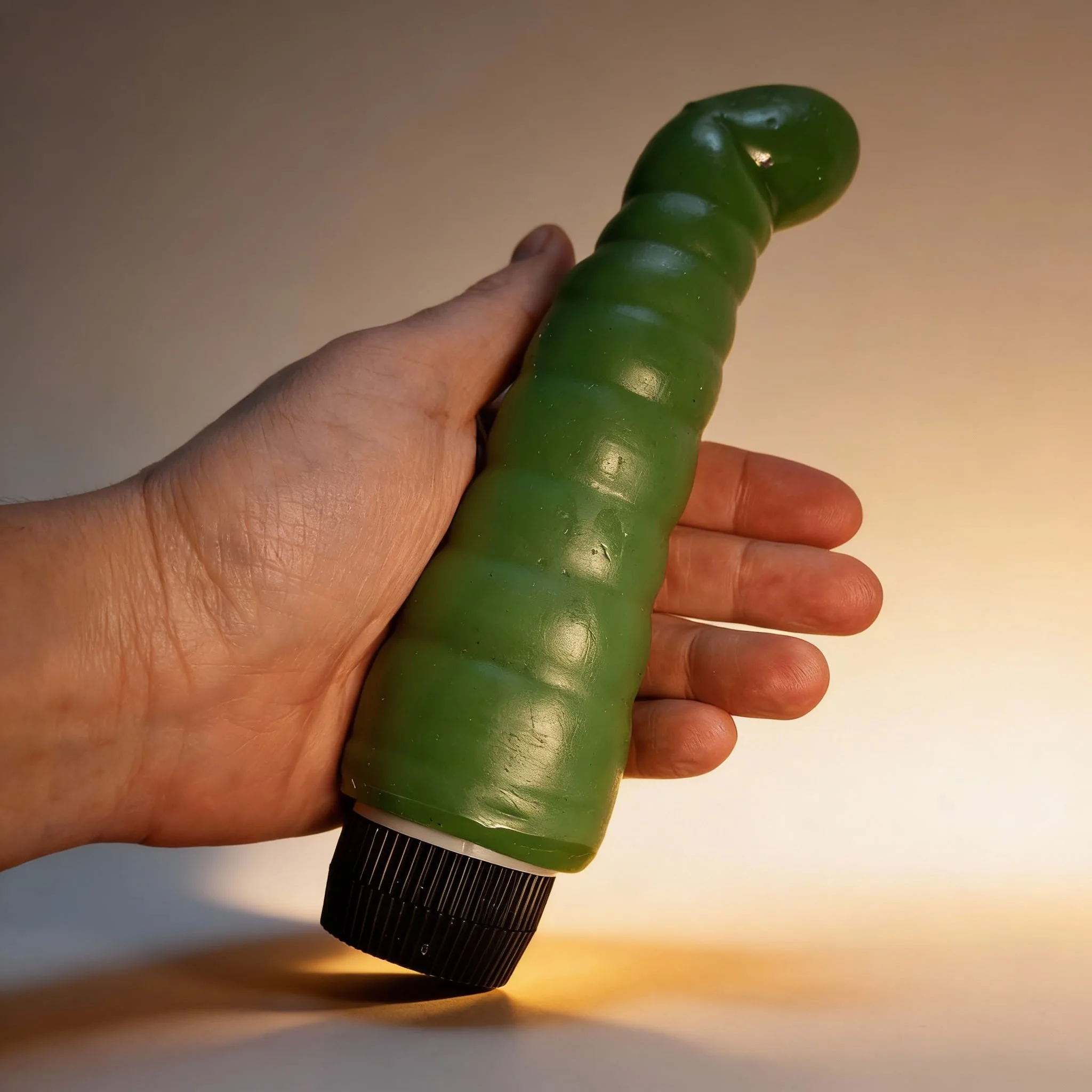 Vibrador Consolador Dinolino verde