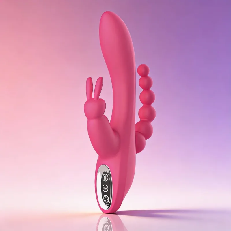 Vibrador Rabbit Triple - Recargable USB