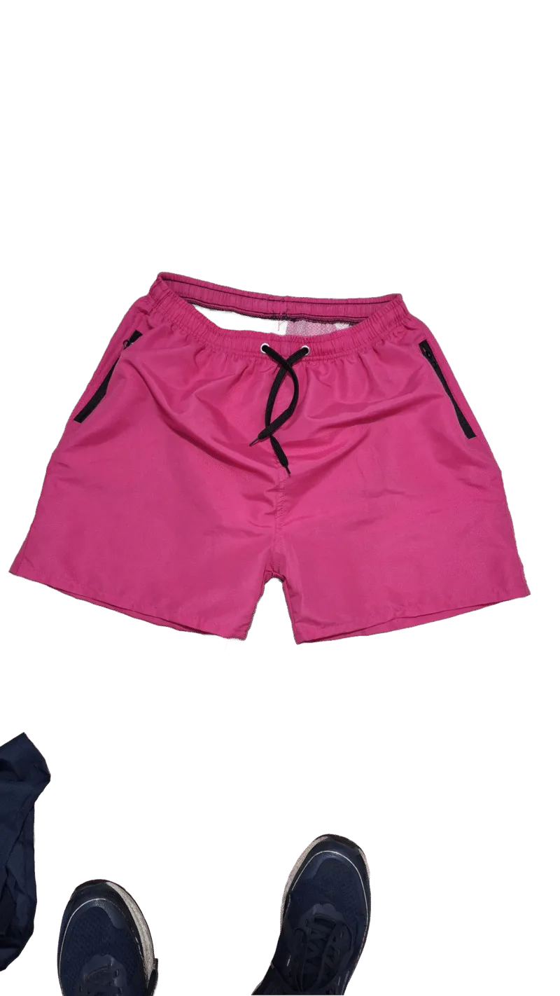 Short De Baño Bolsillo con Cierre y suspensor