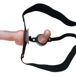 Arnés Doble Strap On de Cuero para Cambio de Roles: imagen 2