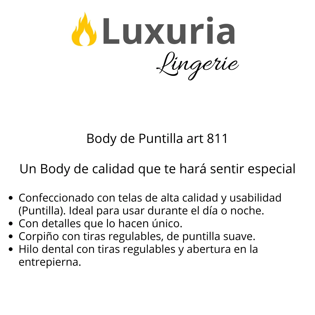 Body Encaje Abierto (art 811) Talle 90 al 110 - Imagen 6