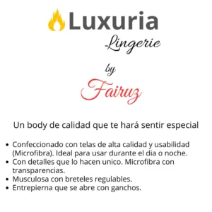 Body Musculosa Transparente Remera (art 5106) Talle 85 al 100: imagen 4