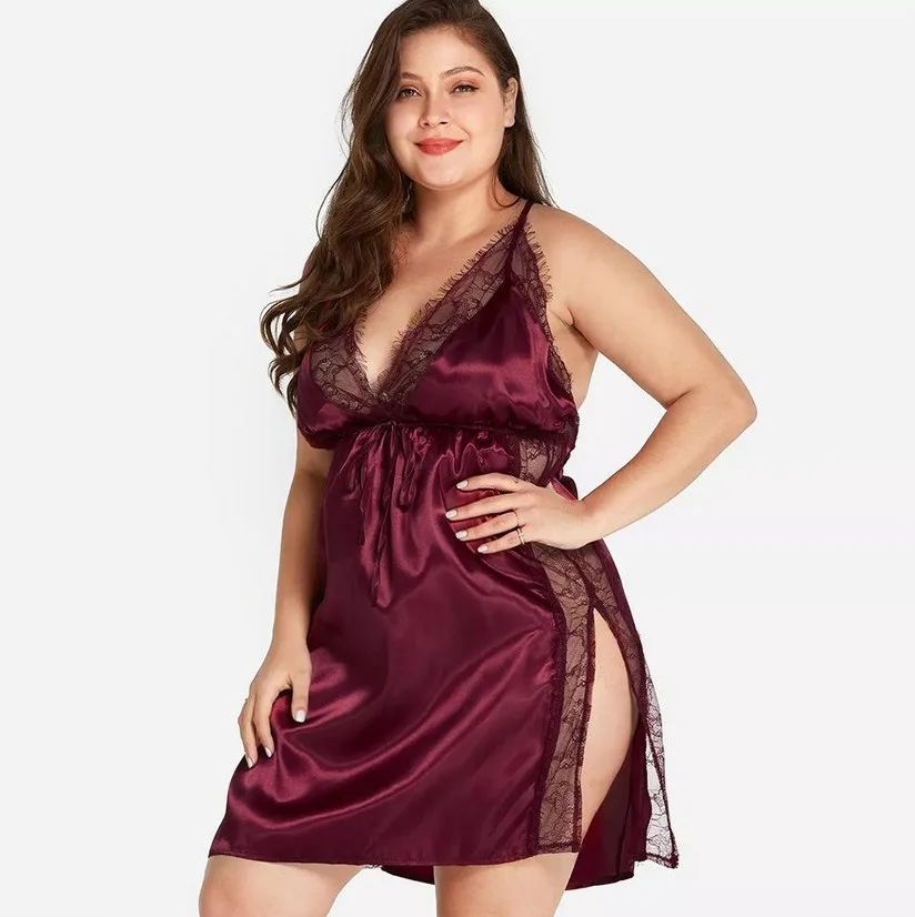 Camisolin Baby Doll Puntilla y Raso (AL205) Talle 100 al 140: imagen 3