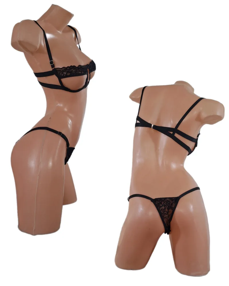 Conjunto Aro Corpiño Abierto Rutero (art 2031) Talle 85 al 100