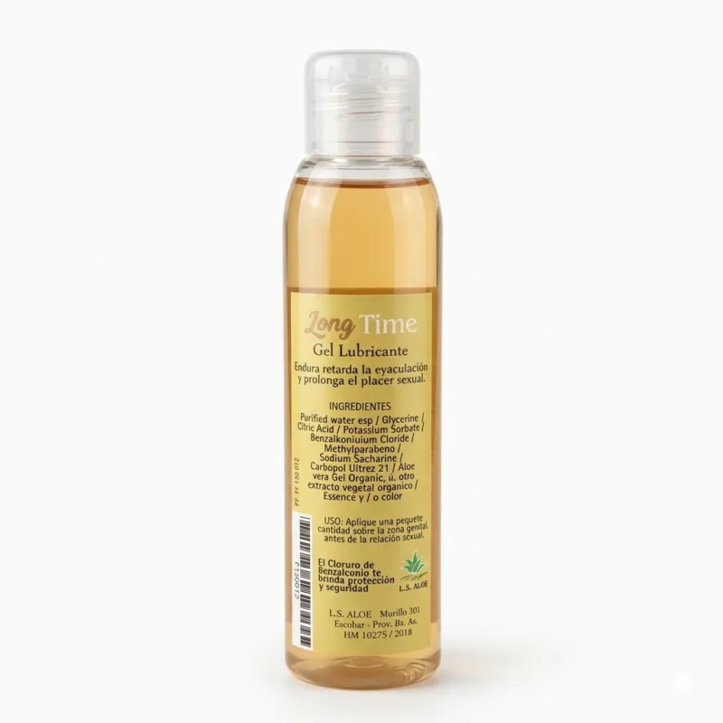 Gel Lubricante Retardante Masculino Long Time 130cc